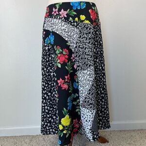 NWOT Calvin Klein Floral Midi Skirt Size 8